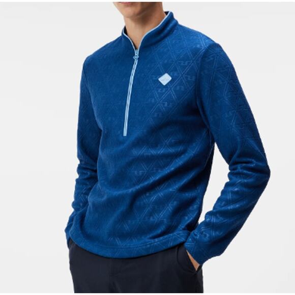 J.Lindeberg Estate Blue Drumstick Mid Layer Sweater XL - Picture 7 of 14